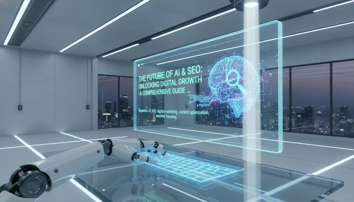 ربات هوشمند در حال نوشتن مقاله به کمک ماشین تولید محتوا