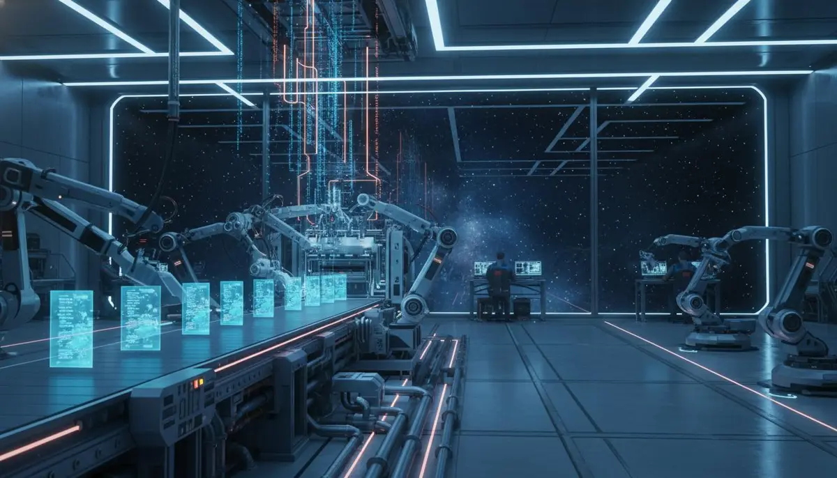 نمودار سقوط ترافیک سایت به دلیل استفاده از سئو خودکار بیکیفیت