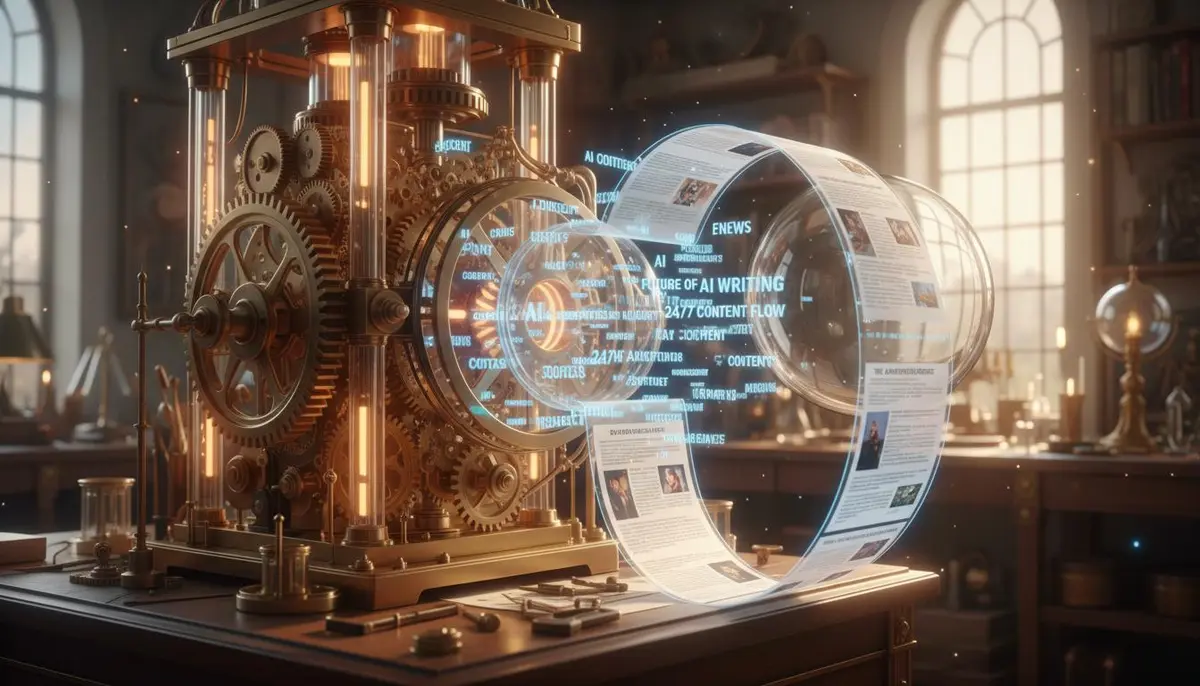 تصویر هنری تولید شده توسط هوش مصنوعی برای مقاله وبلاگ